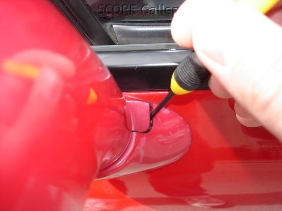 Getting to the Wing mirror mounting screws